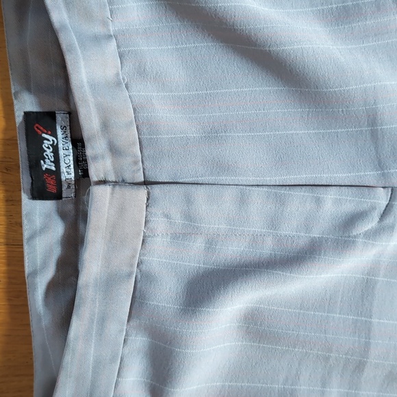 Tracy Evans Sz 18 Designer 2 piece Gray pinstripe Suit - Picture 11 of 13
